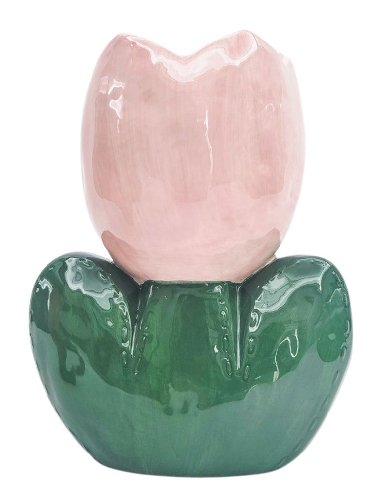 Pink Tulip Vase