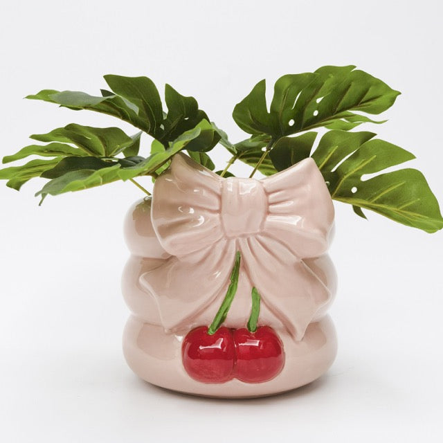*NEW* Cherry Bow Planter Large
