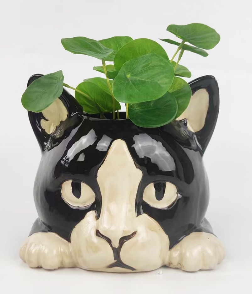 *NEW* Cat Head Planter