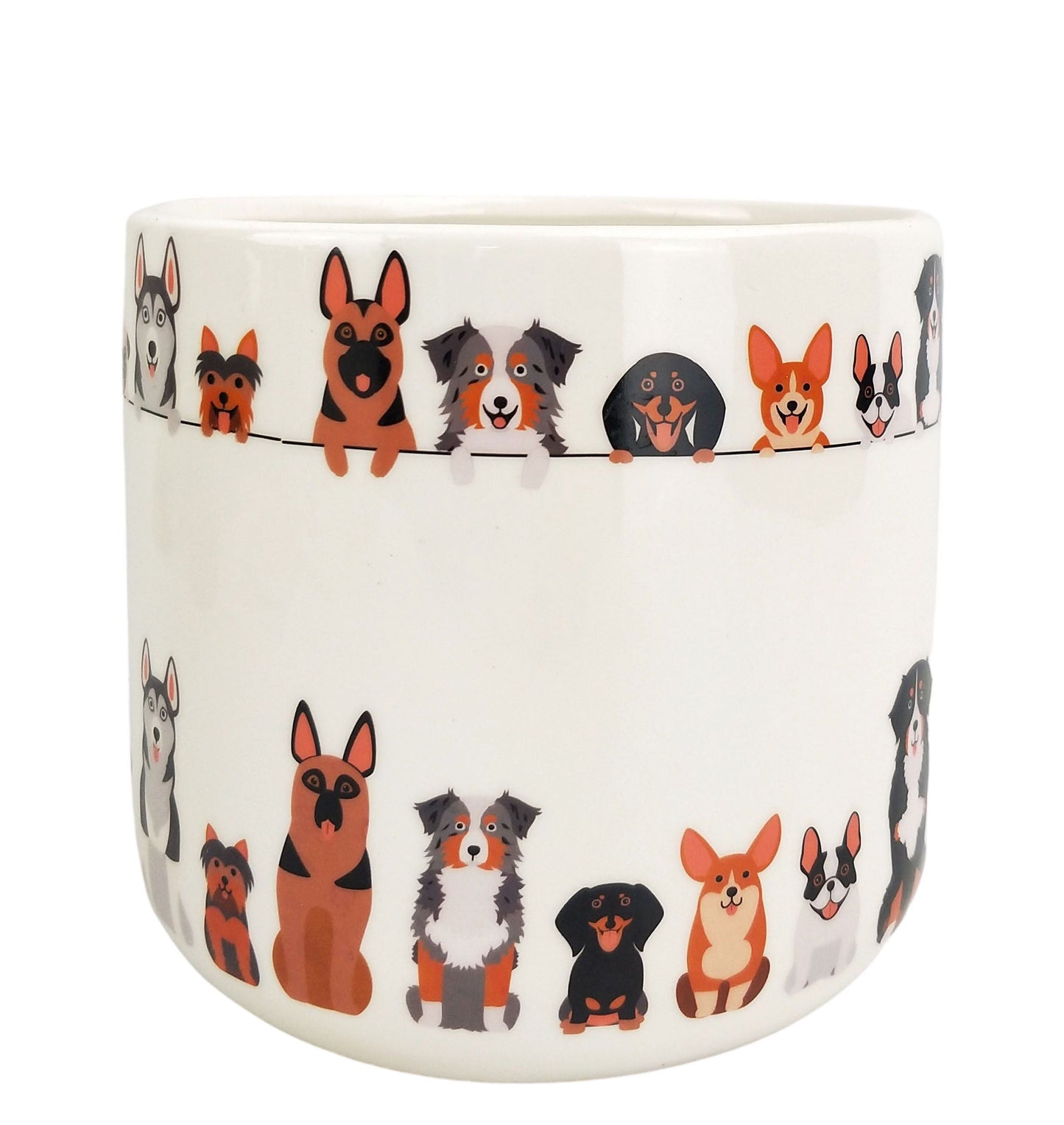 *NEW* Quirky Dog Planter Multicoloured