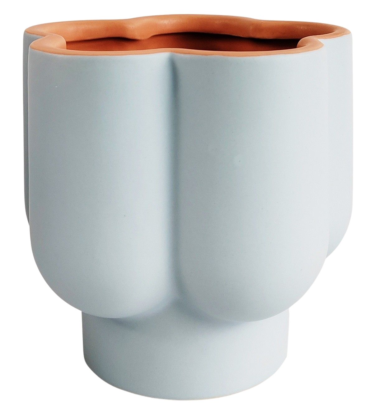 Groovy Flower Planter Blue & Pink