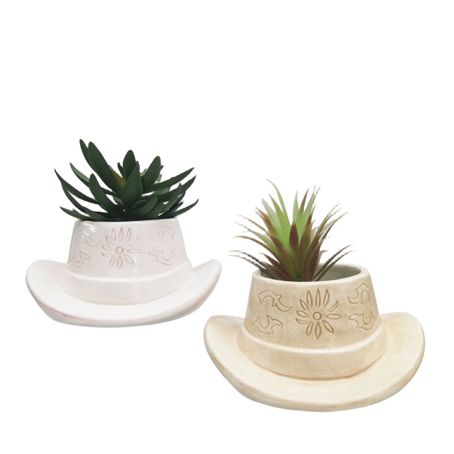 *NEW* Cowboy Hat Planter Pink
