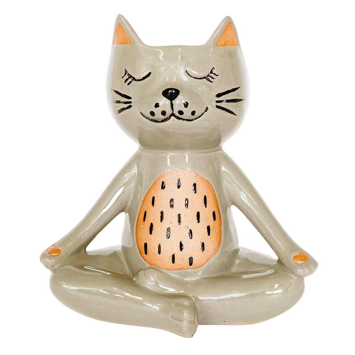 Yoga Kitty Planter