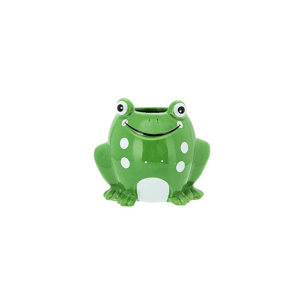 *NEW* Frog Planter Green