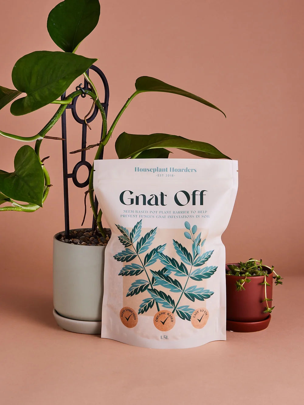 Gnat Off Pot Plant Barrier with Neem by Houseplant Hoarders