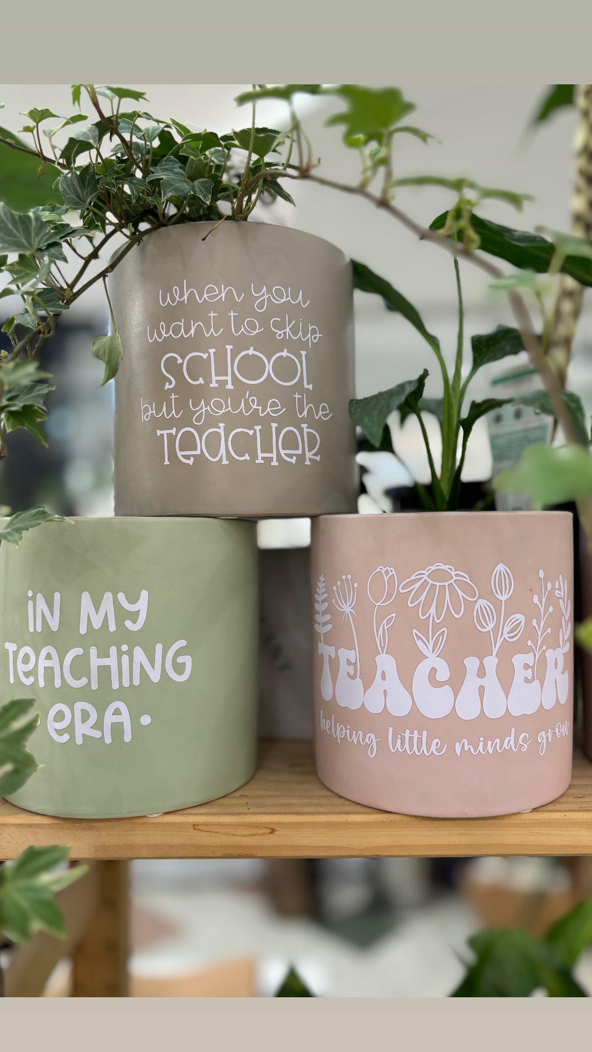 In My Teaching Era Planter