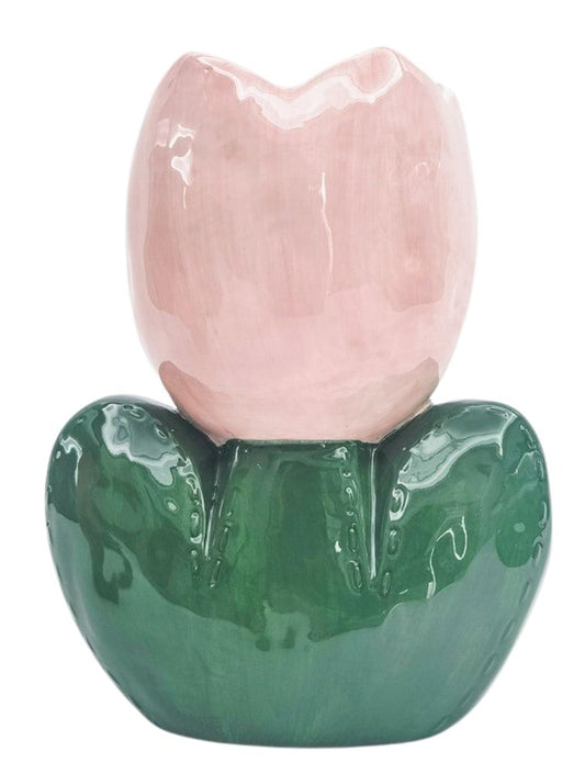 Pink Tulip Vase