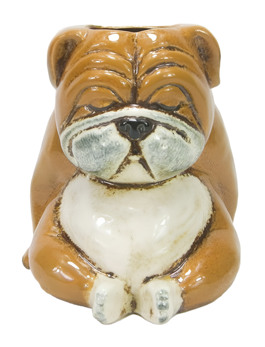 *NEW* Brown Bulldog Planter