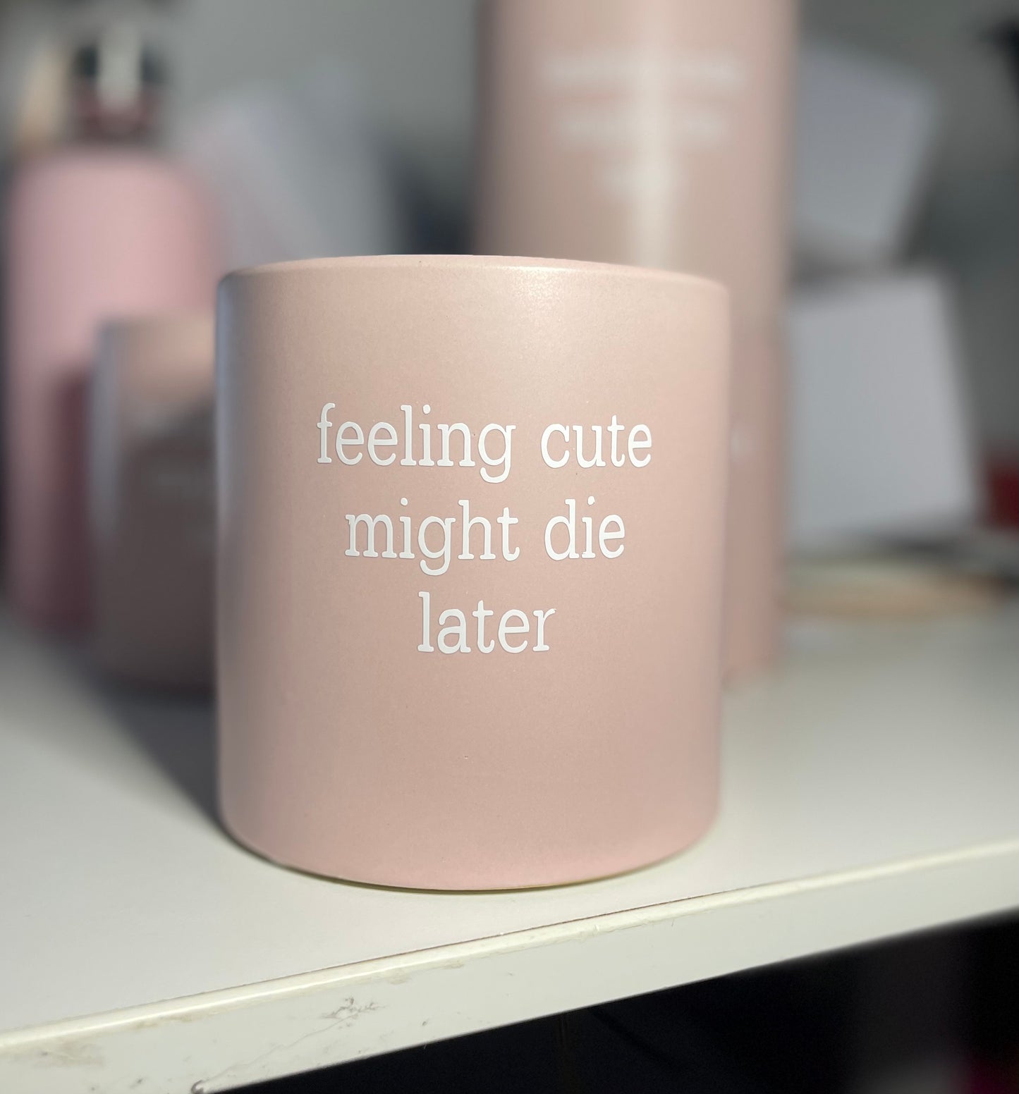 'feeling cute might die later' Pun Pot