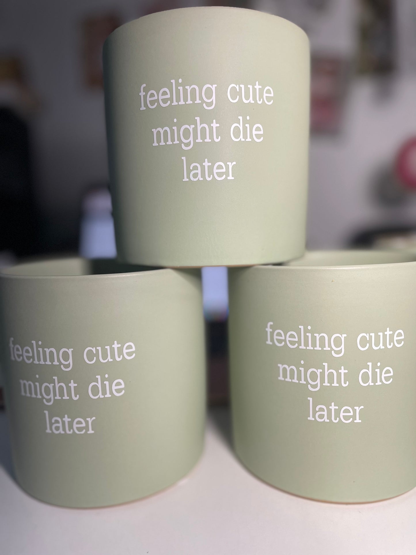 'feeling cute might die later' Pun Pot