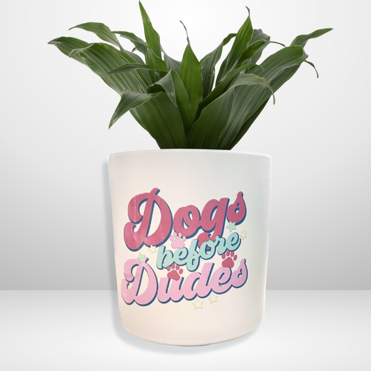 *NEW* Dogs Before Dudes Planter