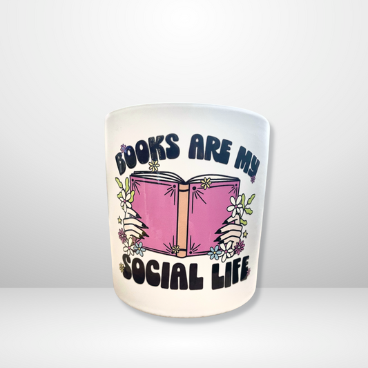 *NEW* Books Are My Social Life Planter