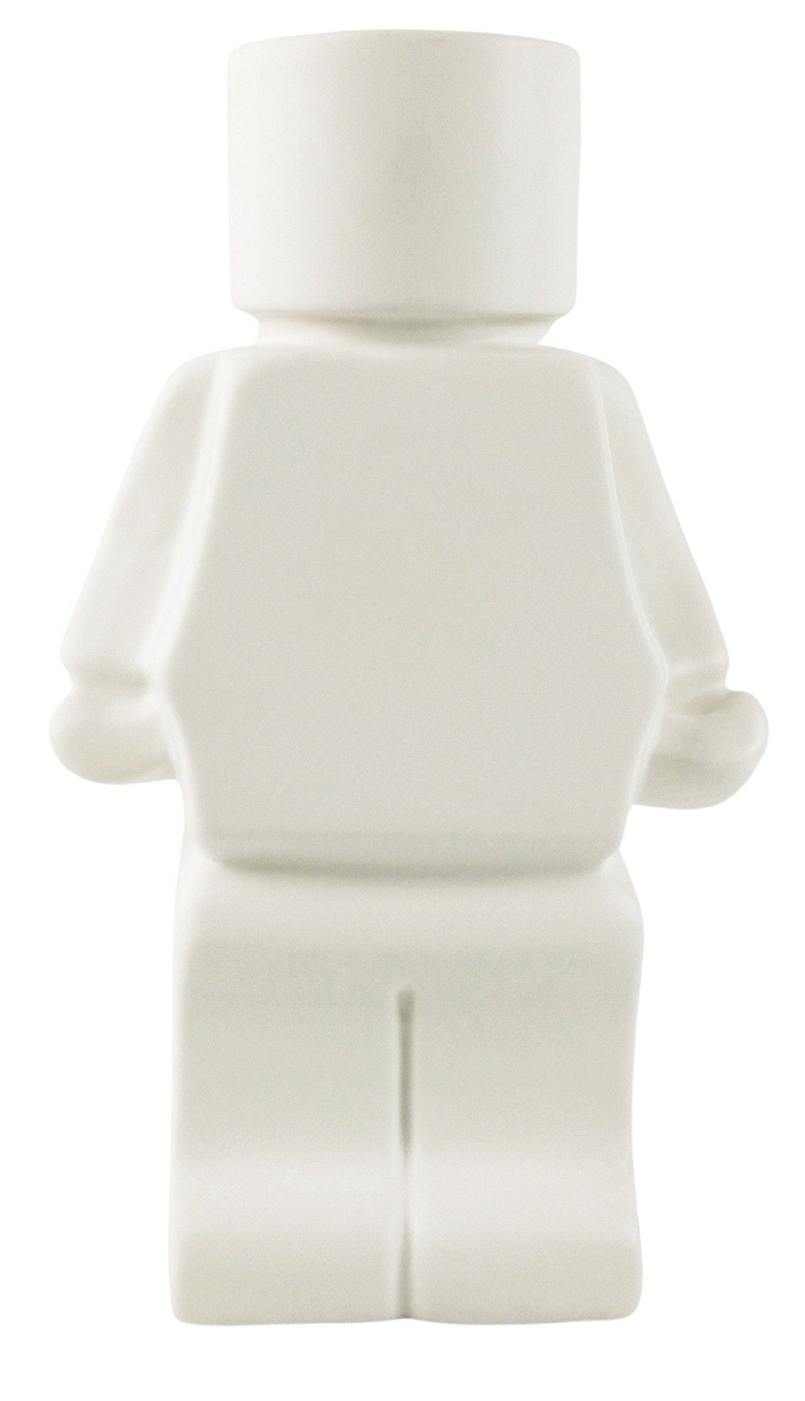 *SALE* Block Man Planter White Large