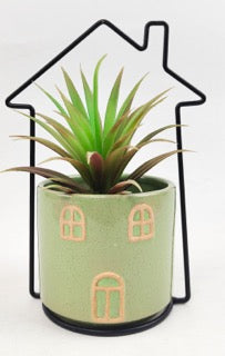 Light Green House Planter