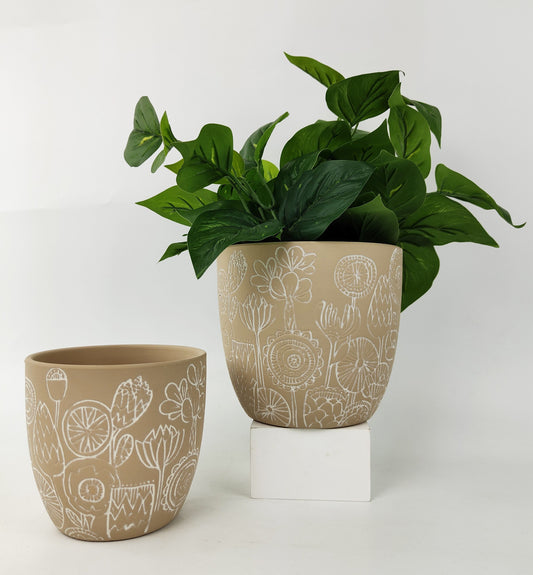 *NEW* Molly Planter Beige