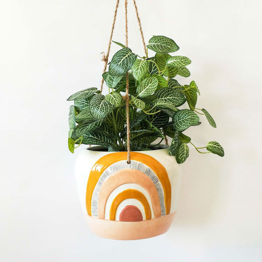 Woodstock Hanging Rainbow Planter