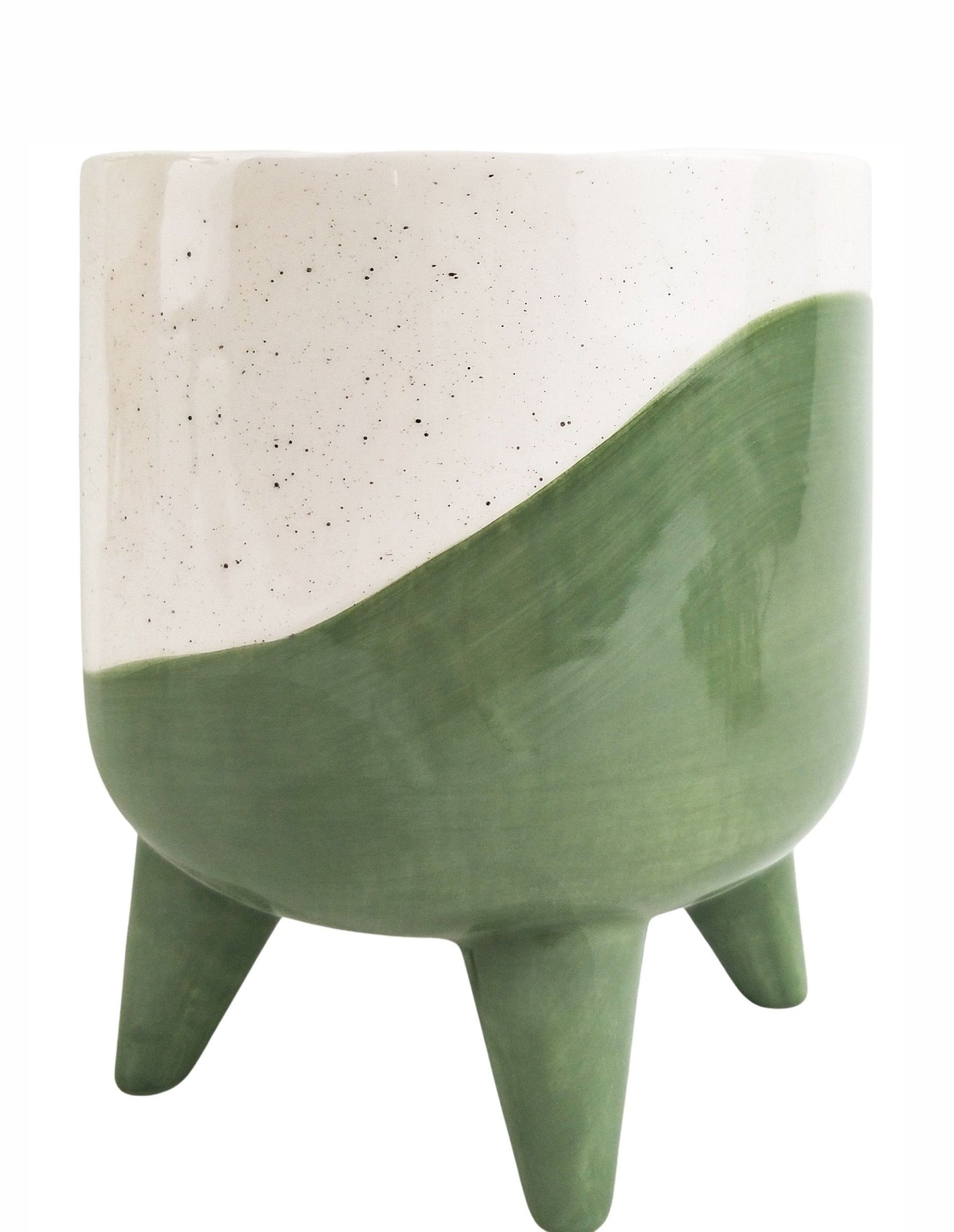 *SALE* Green Avery Dot Planter Planter