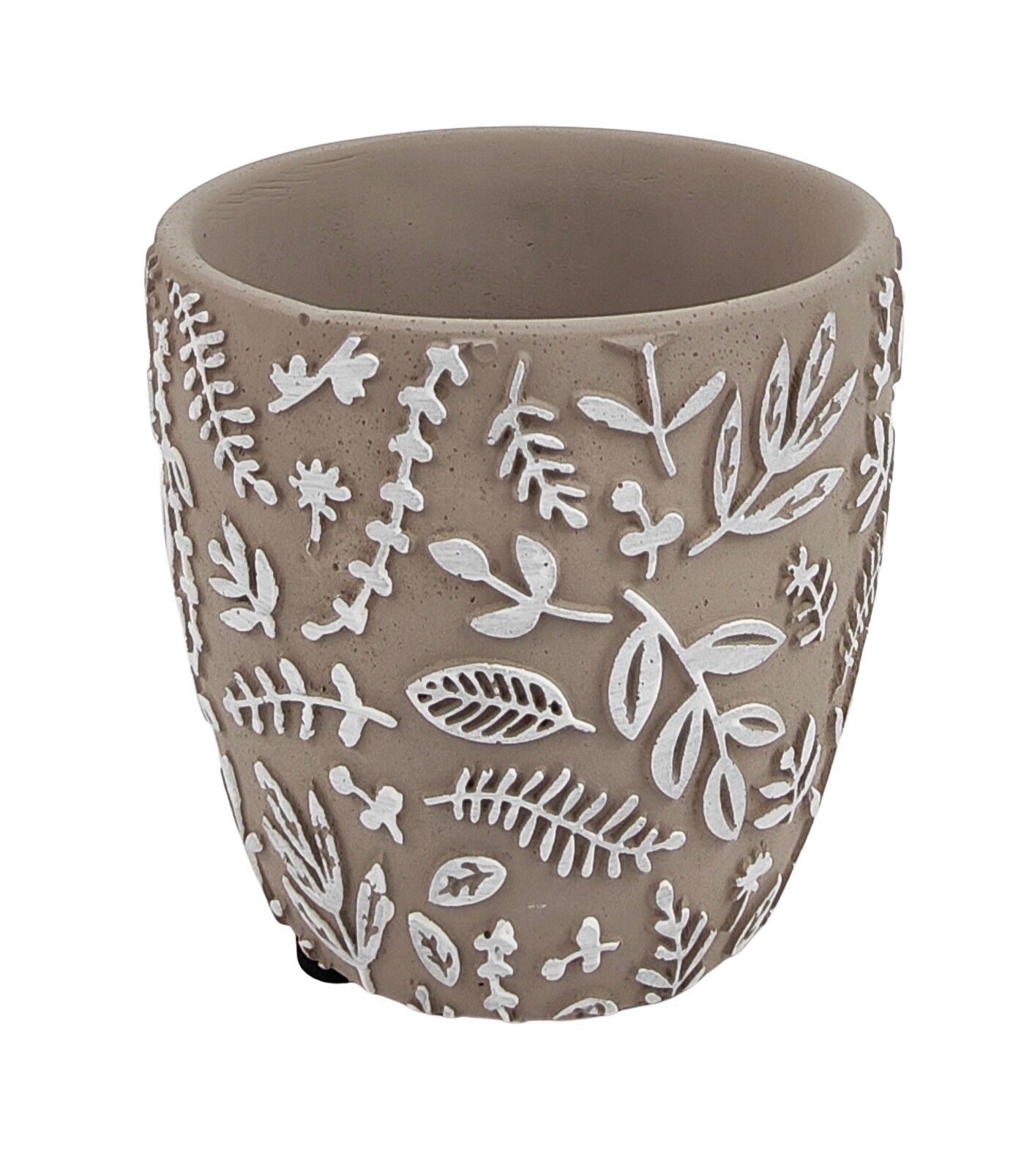 *SALE* Josie Floral Planter Grey & White