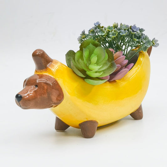 *NEW* Banana Dog Planter