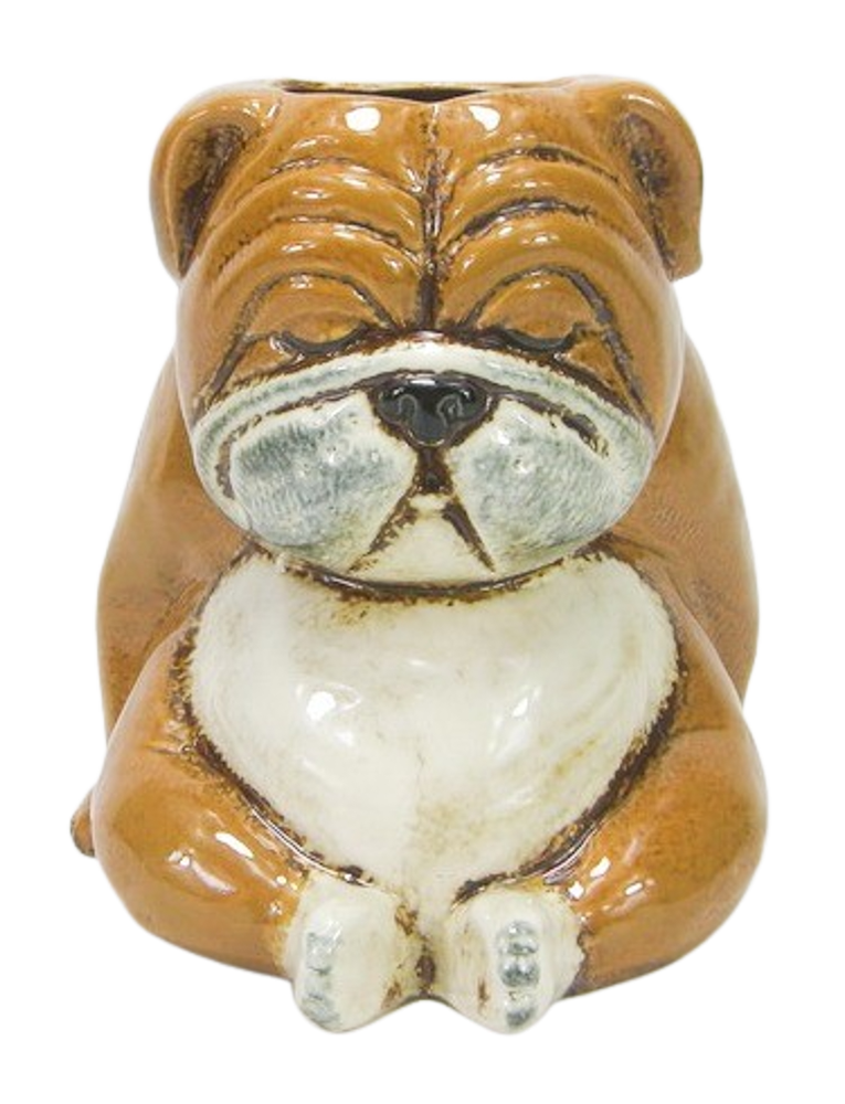 *NEW* Brown Bulldog Planter – Mad Plant Ladies