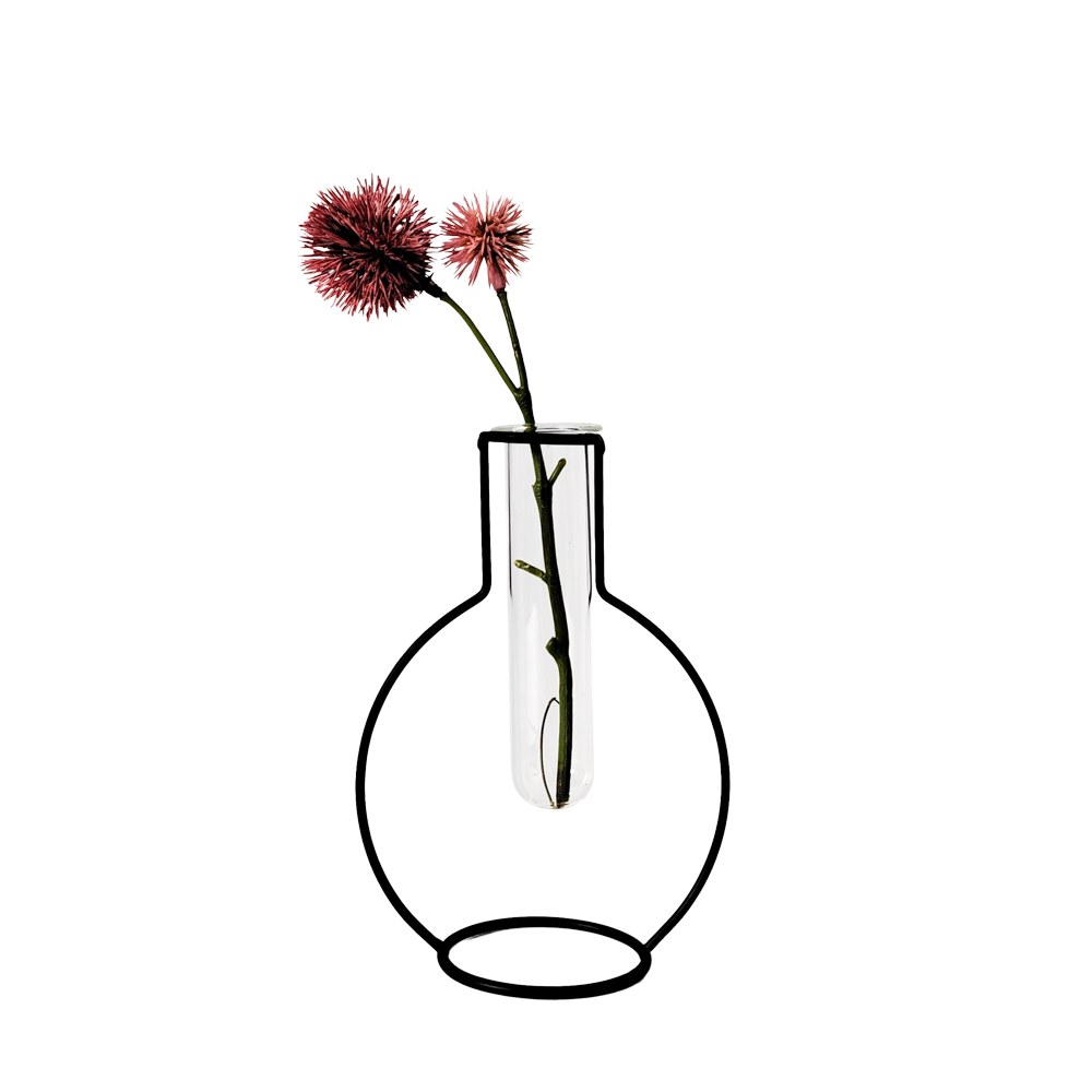 Kinkora Urn Frame Test Tube Propagation Vase Black