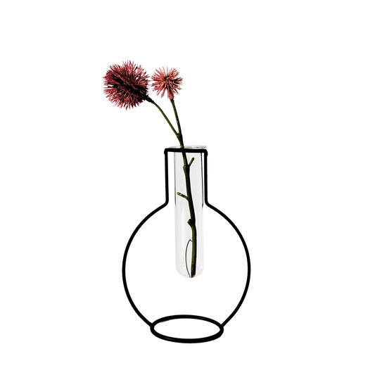 Kinkora Urn Frame Test Tube Propagation Vase Black