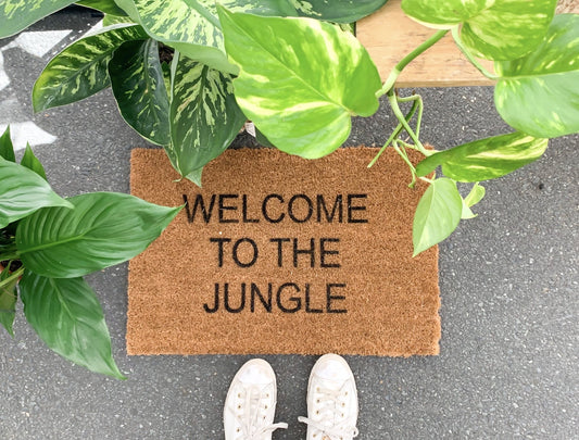 'Welcome to the Jungle' Door Mat